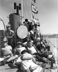 Operation Beaver at Port Stanley June 5 1950 - WS photo