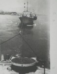 In tow to Sorel for decommissionning, pic from Q055 towing Q056 and 53, september 1945. Origin unknown