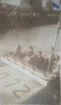 LT John Joynt and Sub Lt John Dobbs on the bridge. Kevin Joynt collection