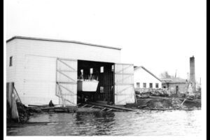 Midland Boat Works, Midland, Ont. 1942, Pitchell family collection