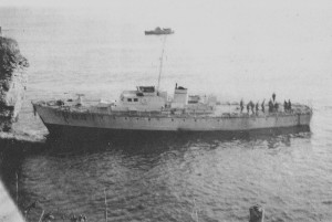 Rescue of Q083, Cape Gaspé, Québec. Origin unknown.