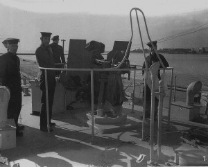 Q112, after Oerlikon gun crew. J.J.Taylor Shipyard, Toronto, Ontario. Jim Taylor collection