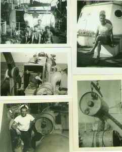 Life aboard Q104. Jay Fisher collection