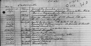 Q103's log for November 1942. CN 421,Vol.2