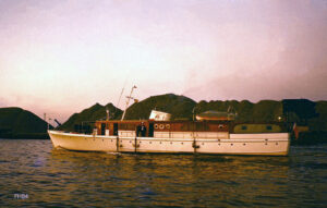 Osceola leaving the Cuyahoga in the late 1950s. Fred Bultman collection.