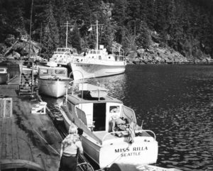 Malibu Tilikum at Malibu Club, Princess Louisa Inlet, B.C. Major Mattews collection