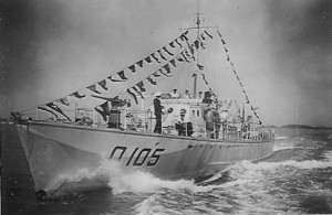May 8, 1945, V-E day in StGearge Channel, Bermuda. Jay Fisher collection