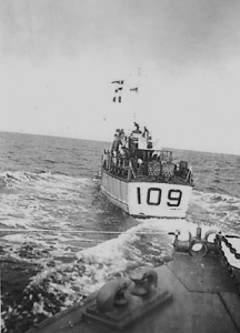 70th flotilla in Bermuda, circa 1944. Jay Fisher collection