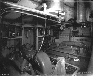 Engineroom, showing both engines